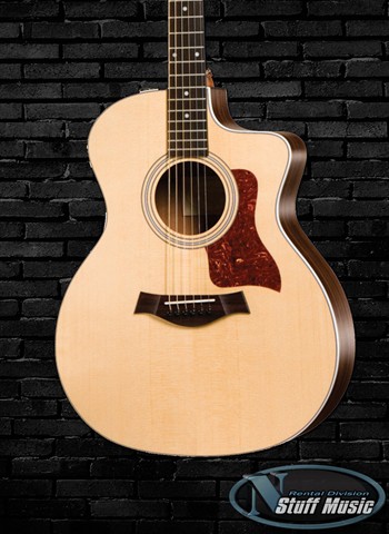 Taylor 214CE Solid Top Acoustic Guitar - Rental